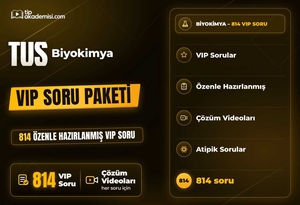 TUS Biyokimya VIP Soru Paketi