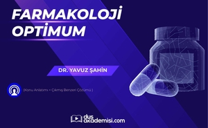 DUS Farmakoloji Optimum (Konu Anlatımı + Çıkmış Benzeri Çözümü)