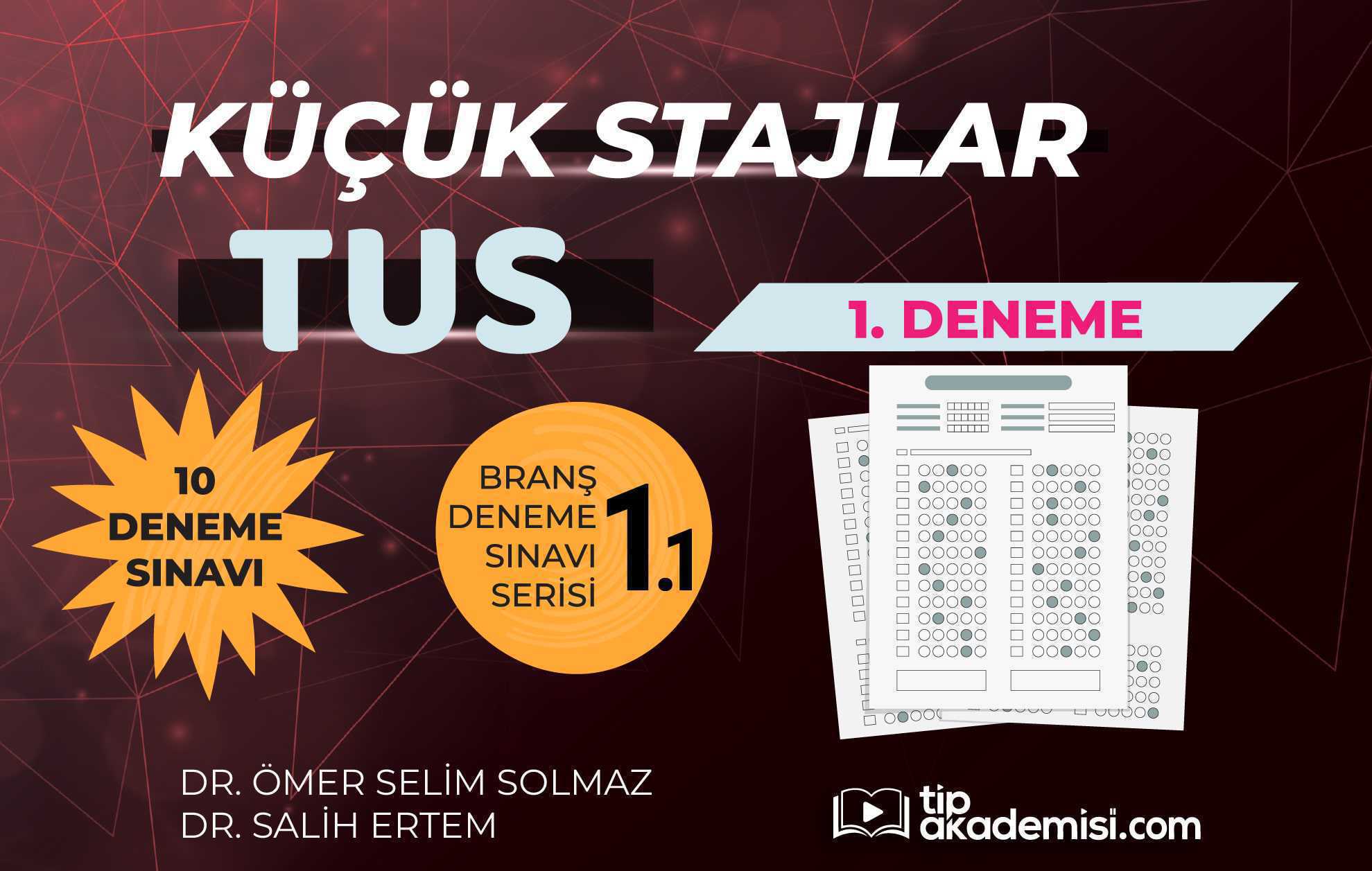 Küçük Stajlar 1. Branş Deneme Kitabı 01. Fasikül
