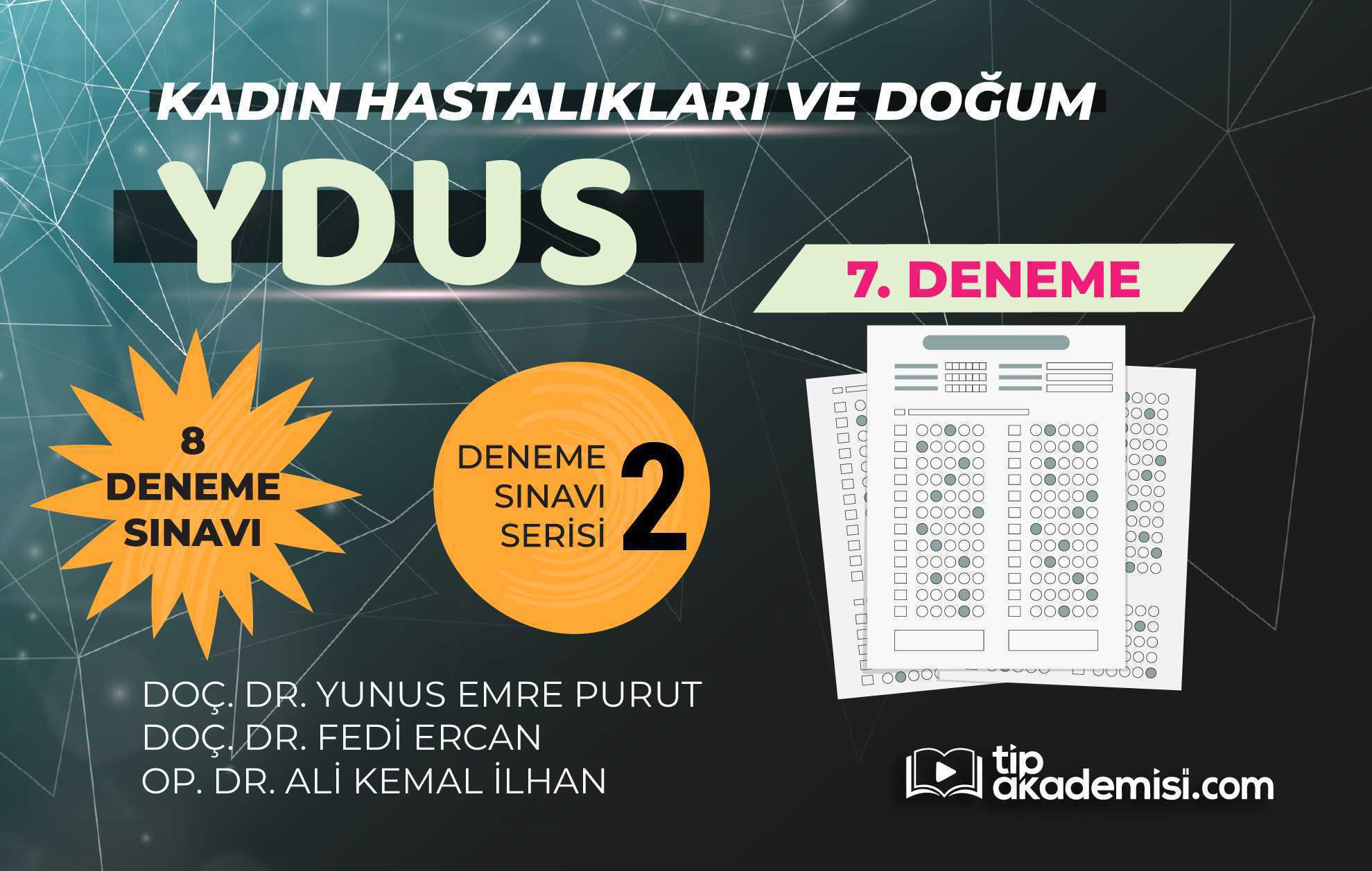 YDUS KHD 2. Deneme Kitabı 07. Fasikül