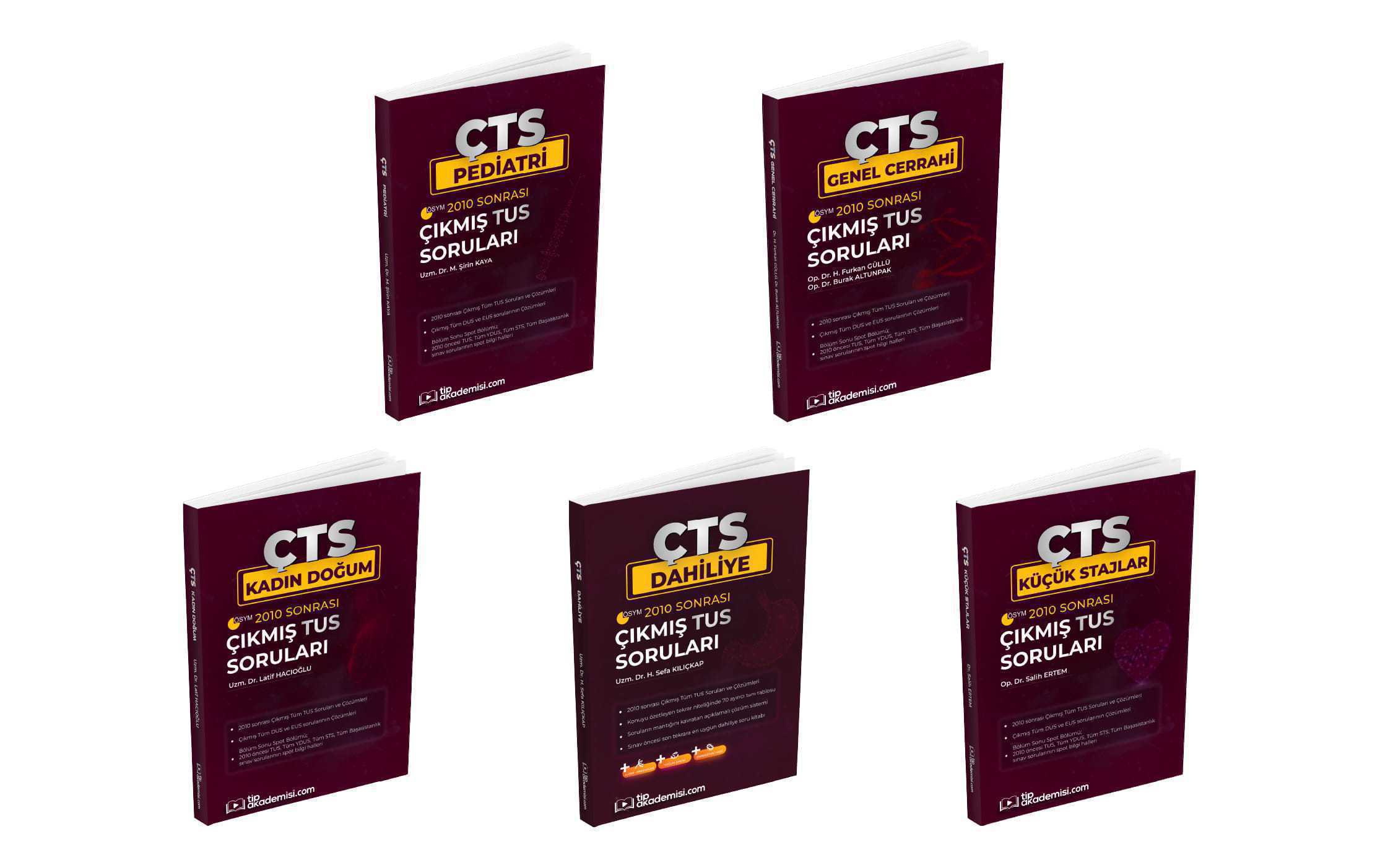 ÇTS Çıkmış Sorular Klinik Bilimler Kitap Seti | TUS