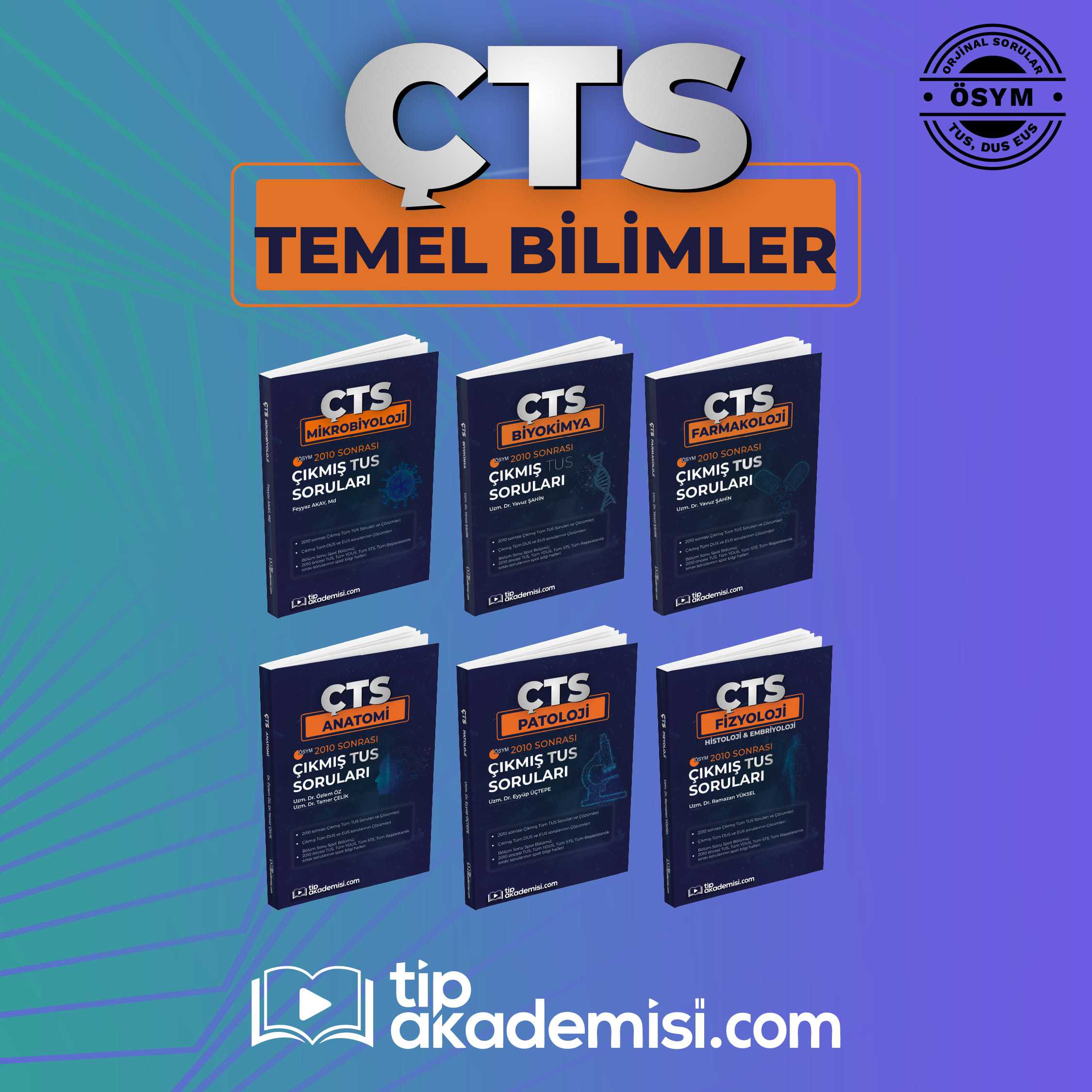 ÇTS Çıkmış Sorular Temel Bilimler Kitap Seti | TUS — görsel 6