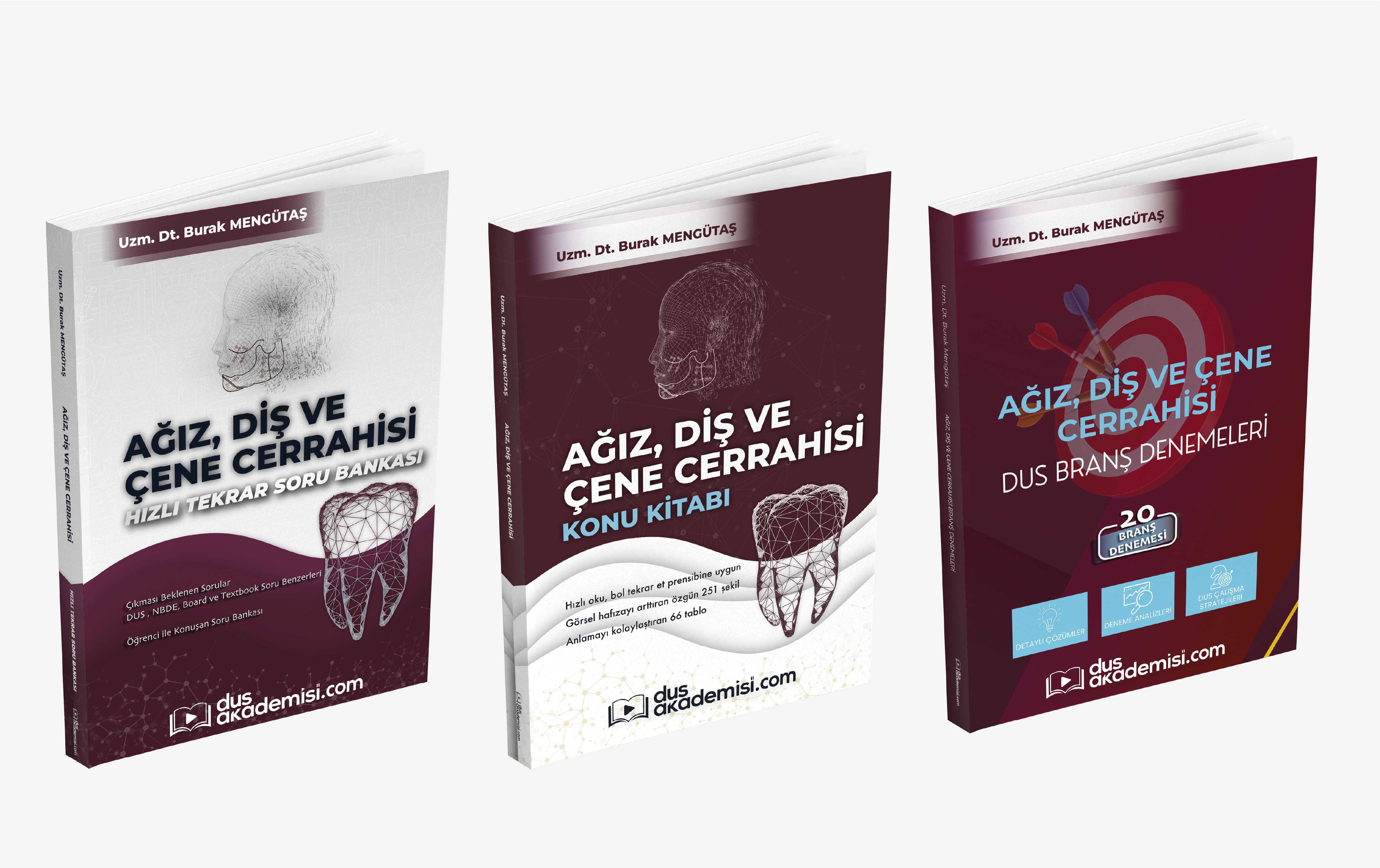 Trio DUS Ağız Diş ve Çene Cerrahisi 3’lü Set (Konu Kitabı + Soru Bankası + Deneme Kitabı) — görsel 6