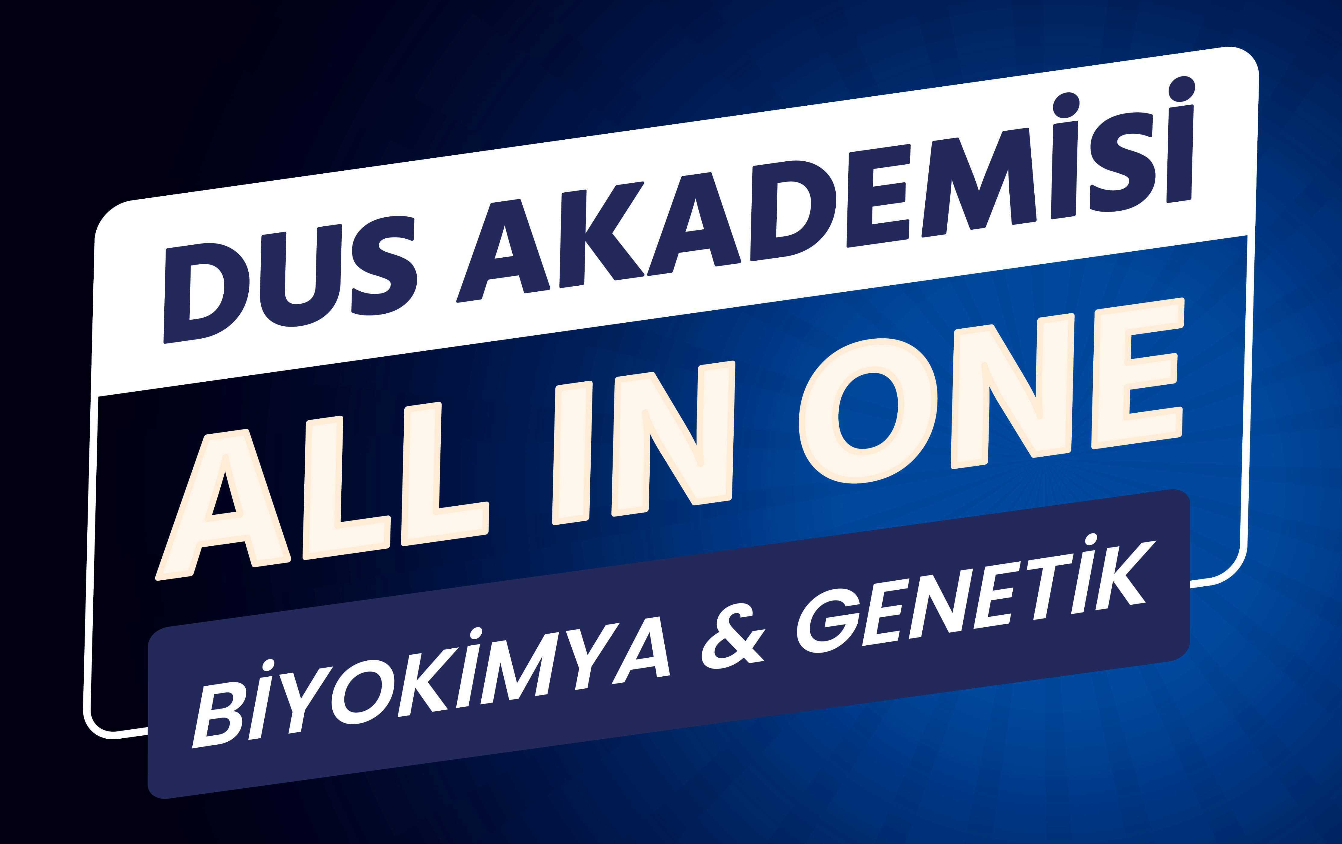 DUS Biyokimya ve Genetik All In One Paket