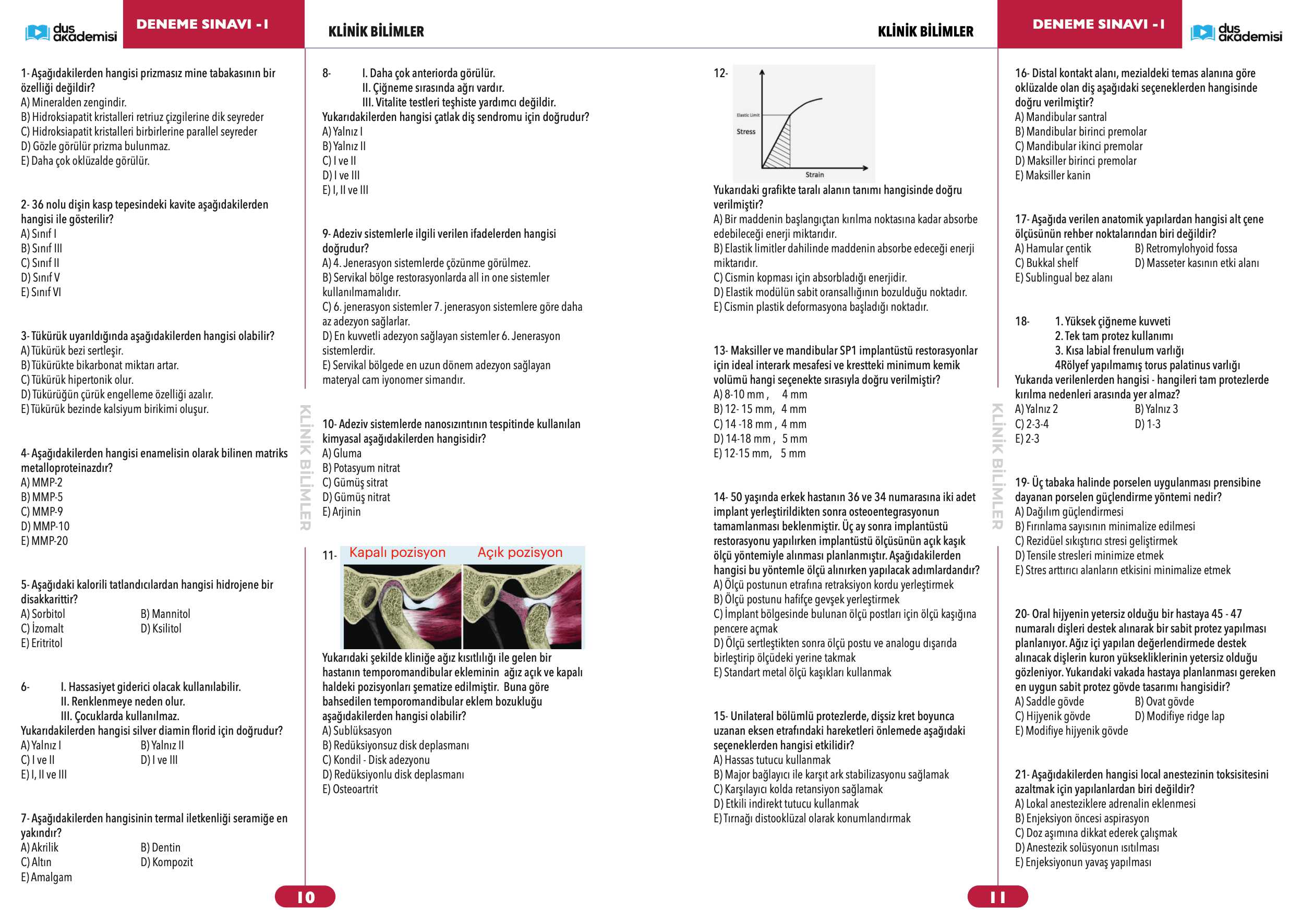 DUS Check 01 Deneme Kitabı — görsel 3