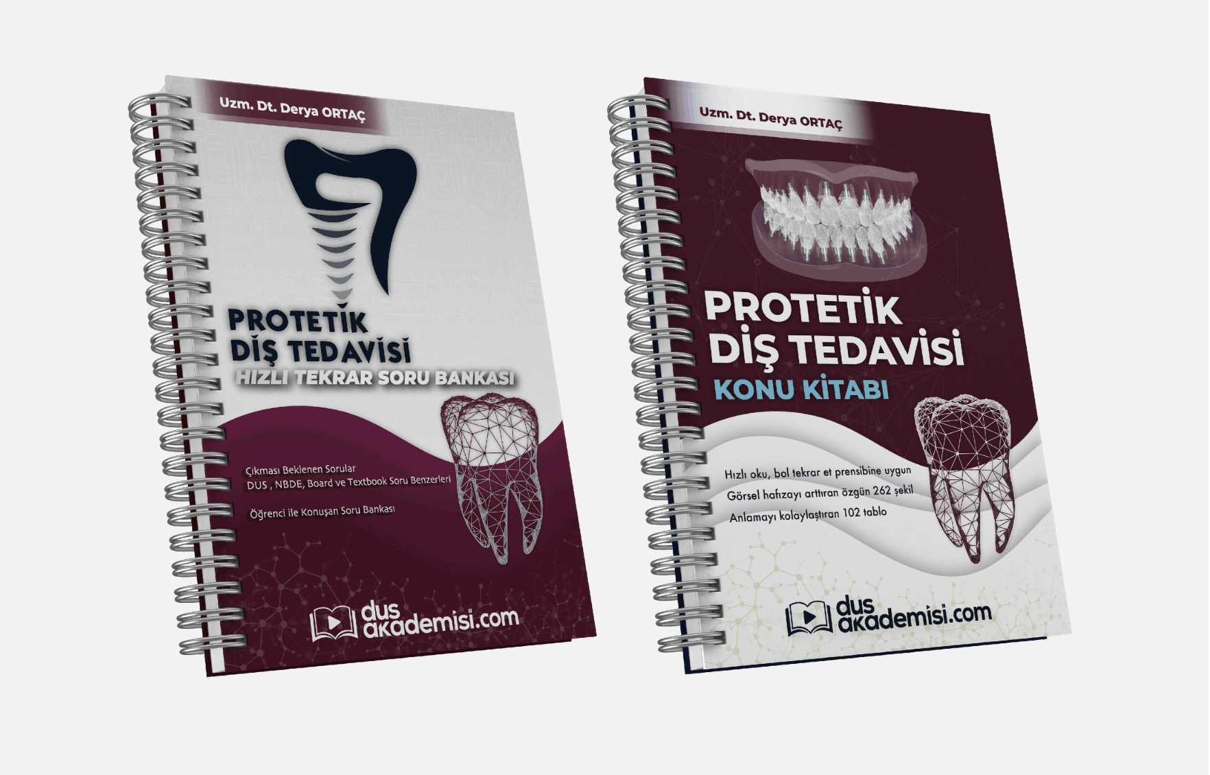 DUS Protetik Diş Tedavisi 2’li Set (Konu Kitabı + Soru Bankası)