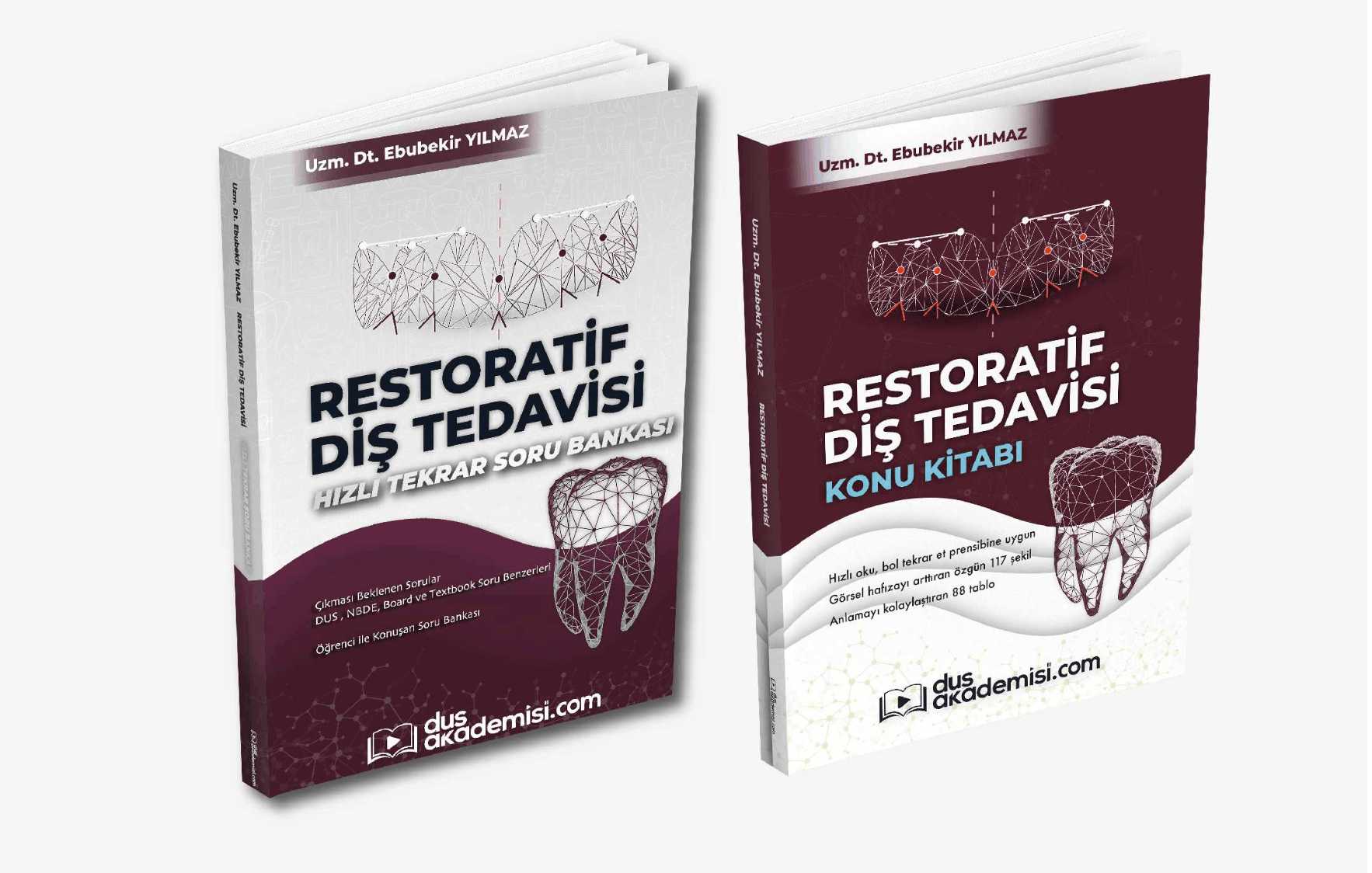 DUS Restoratif Diş Tedavisi 2’li Set (Konu Kitabı + Soru Bankası) — görsel 2