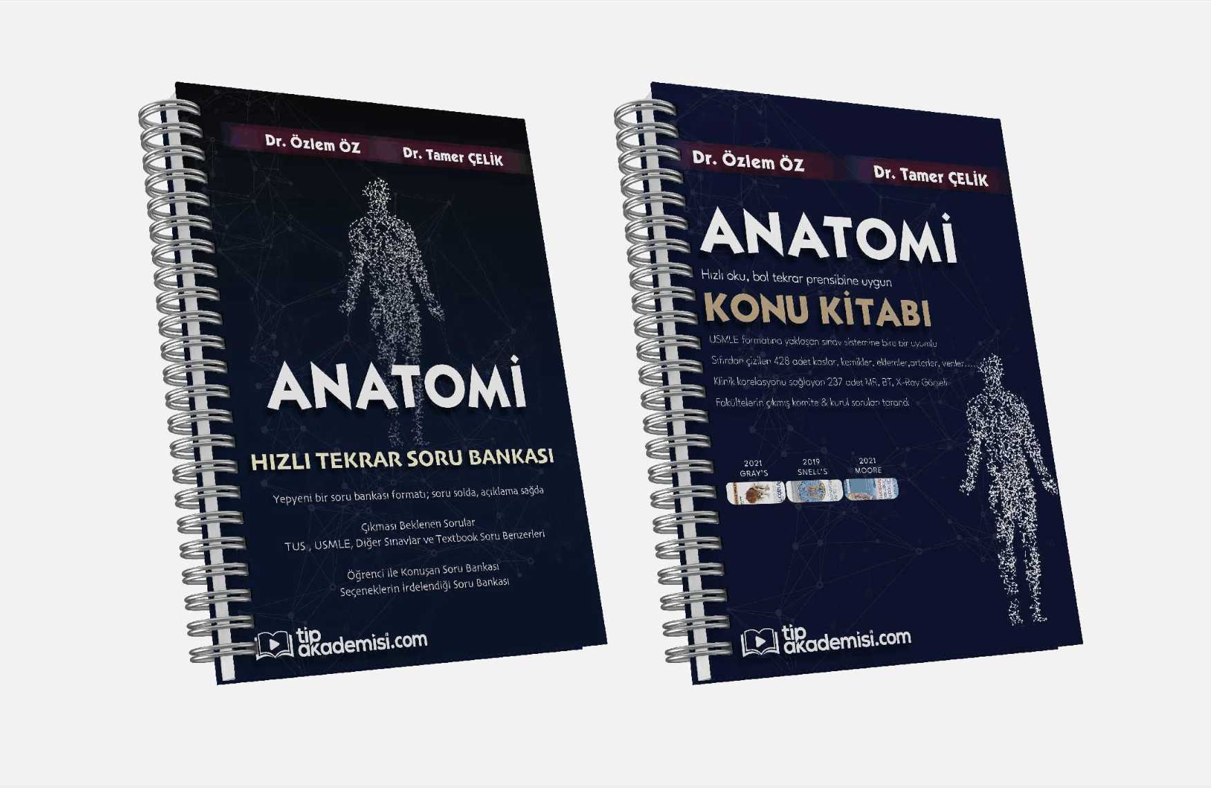 TUS Anatomi 2’li Set (Konu Kitabı + Soru Bankası)
