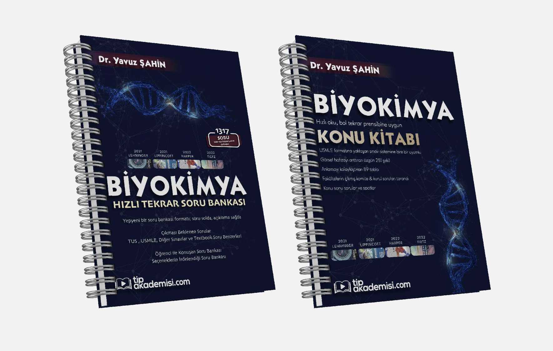 TUS Biyokimya 2’li Set (Konu Kitabı + Soru Bankası)