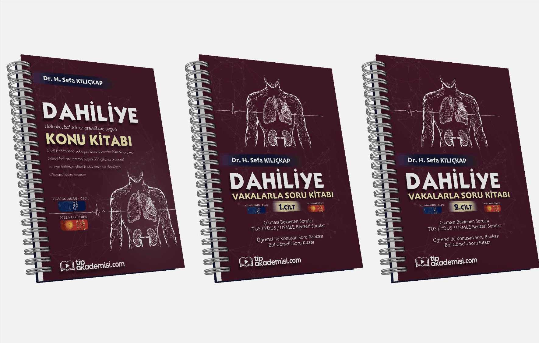 TUS Dahiliye 2’li Set (Konu Kitabı + Soru Bankası)