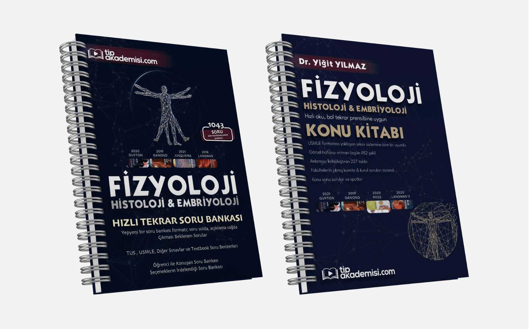 TUS Fizyoloji 2’li Set (Konu Kitabı + Soru Bankası)