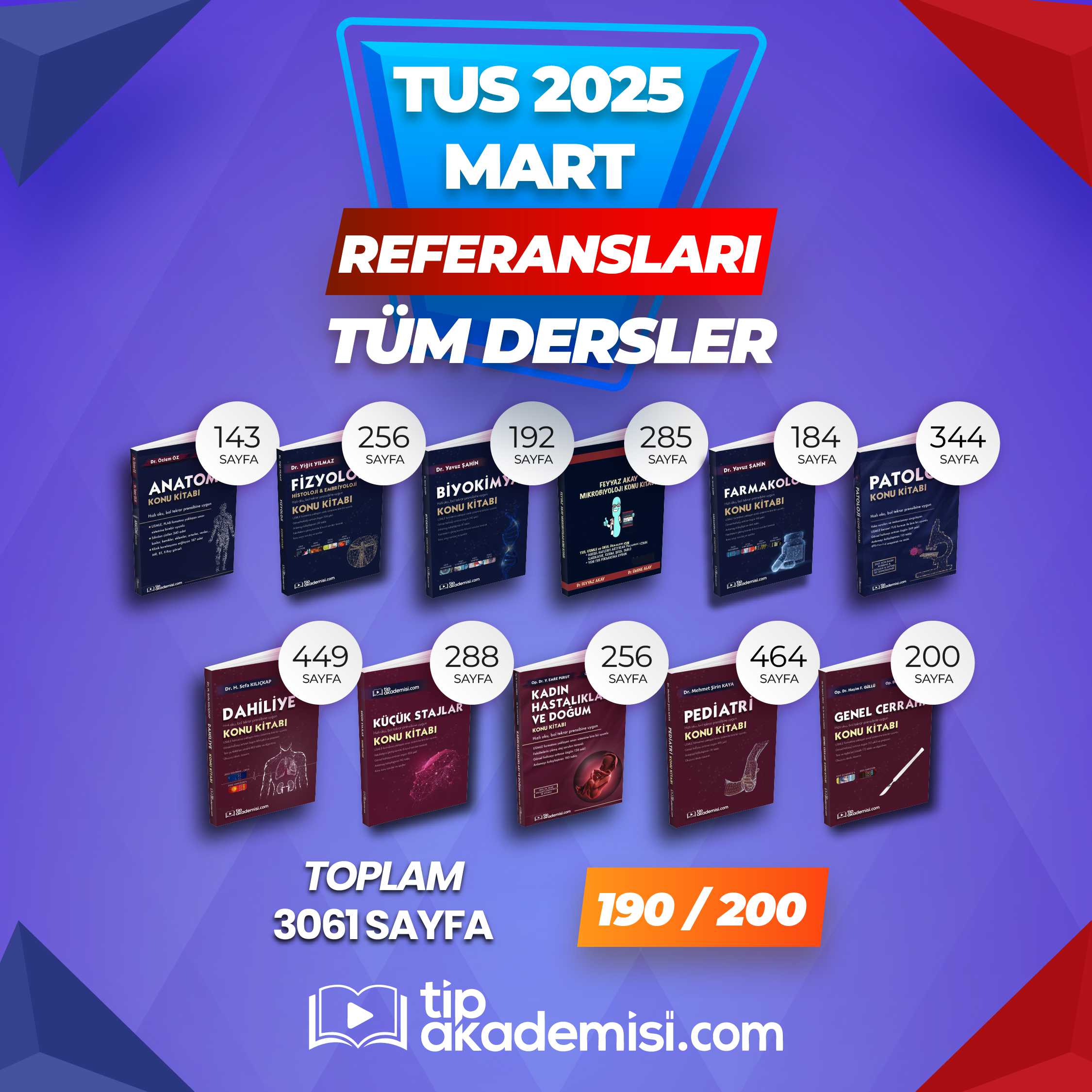 TUS KONU KİTAPLARI SETİ (TEMEL+KLİNİK) — görsel 2
