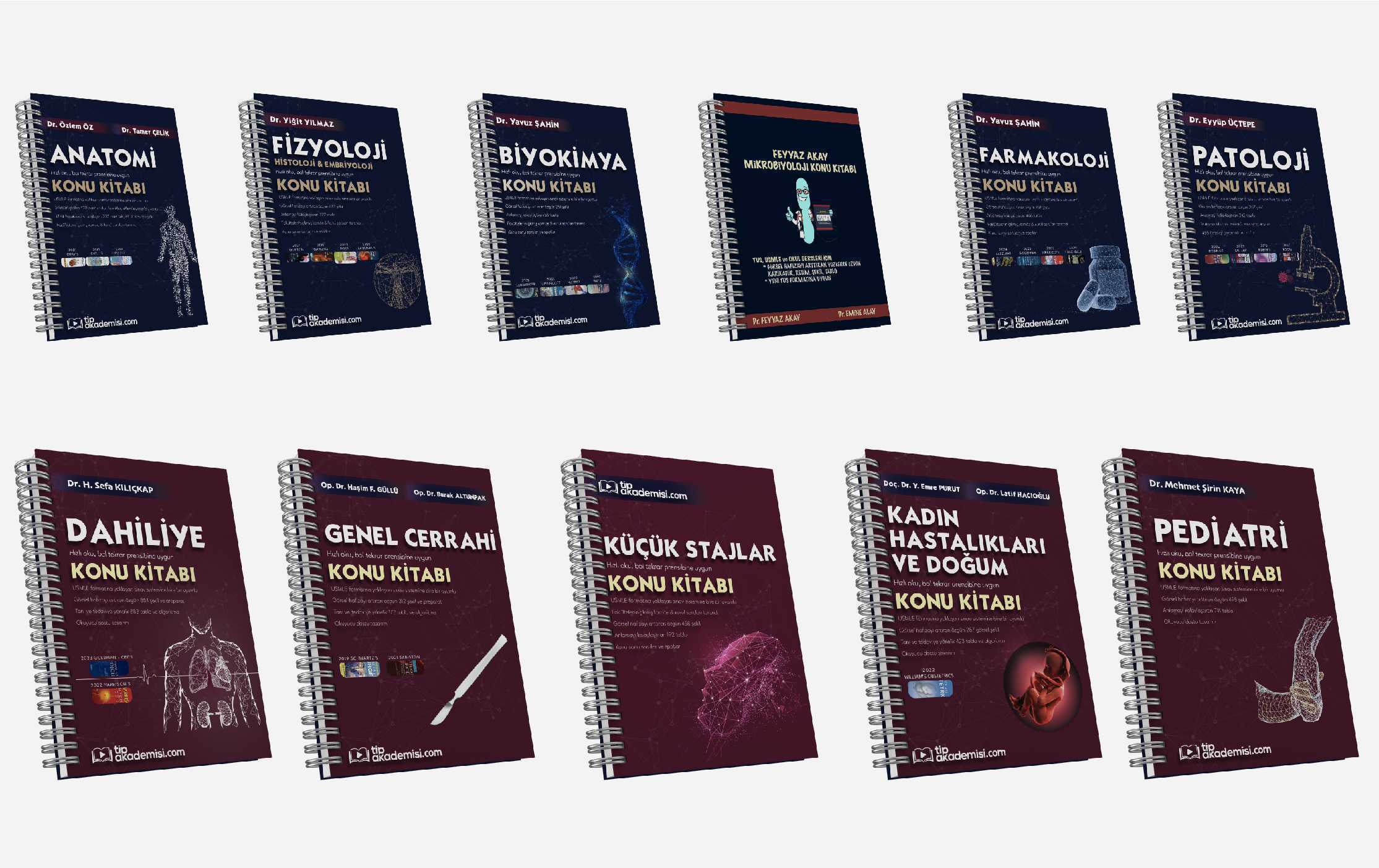 TUS KONU KİTAPLARI SETİ (TEMEL+KLİNİK)