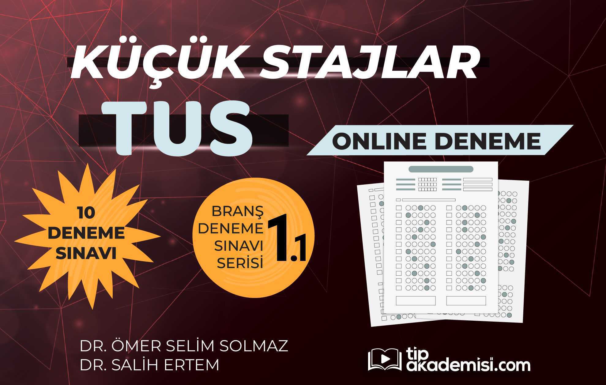 Küçük Stajlar 1. Branş Deneme Kitabı 1 Online Deneme Seti