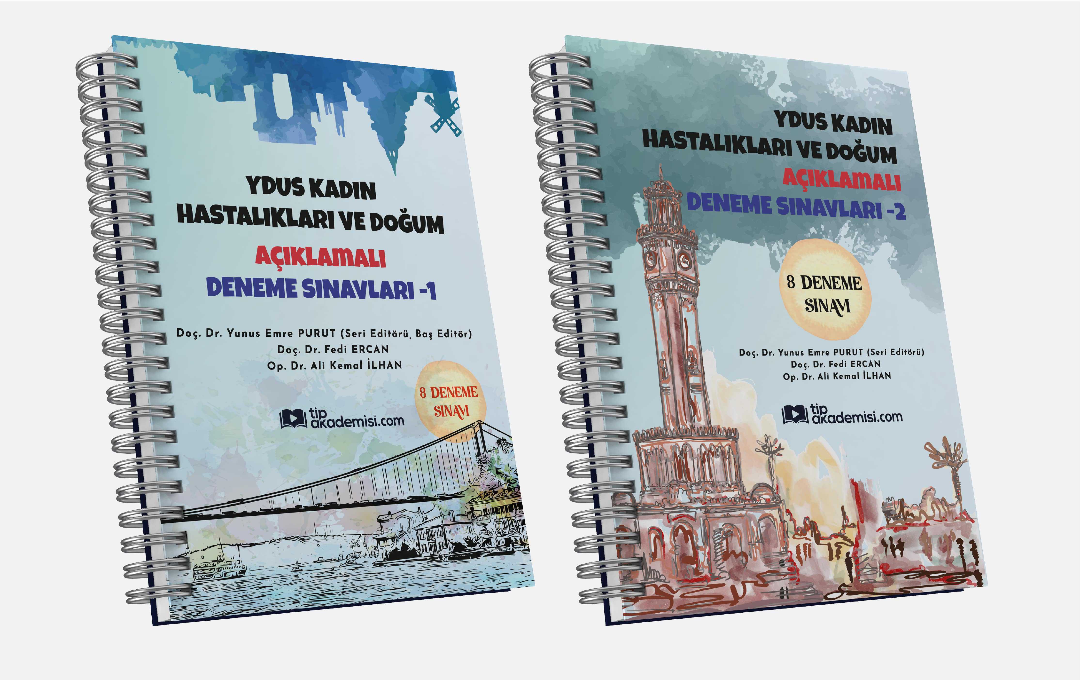 YDUS Kadın Hastalıkları ve Doğum Deneme Kitabı 2'li Set